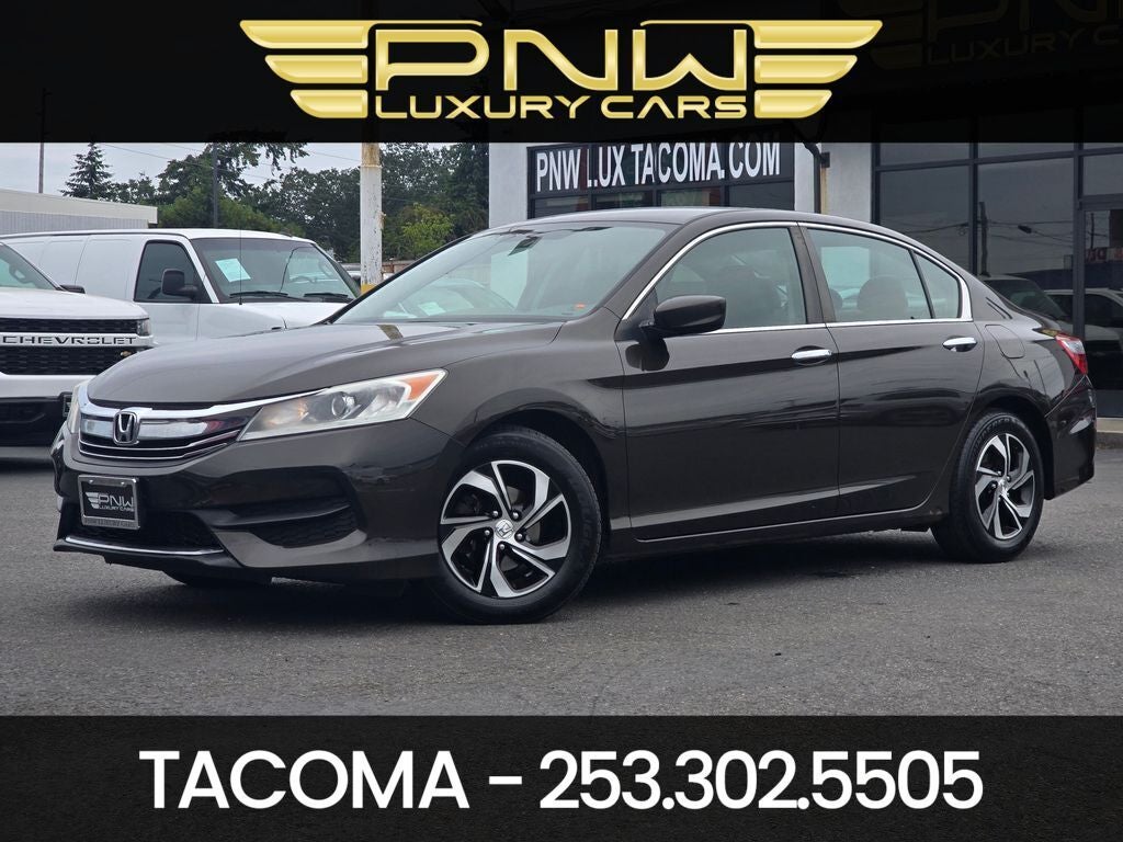 2016 Honda Accord LX in Brown — front three-quarter view