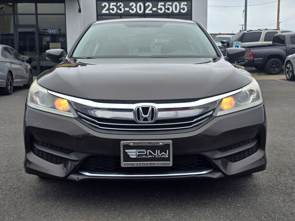 2016 Honda Accord — rear three-quarter view