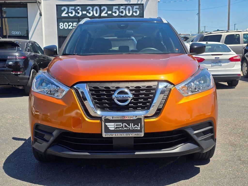 2020 Nissan Kicks — rear three-quarter view