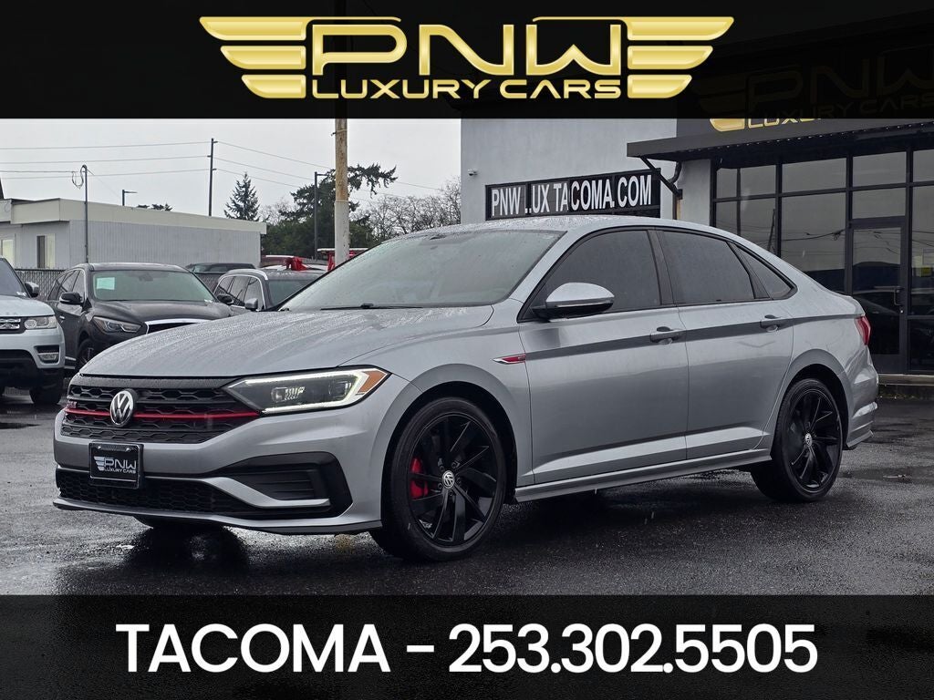 2019 Volkswagen Jetta GLI 2.0T S in Gray — front three-quarter view
