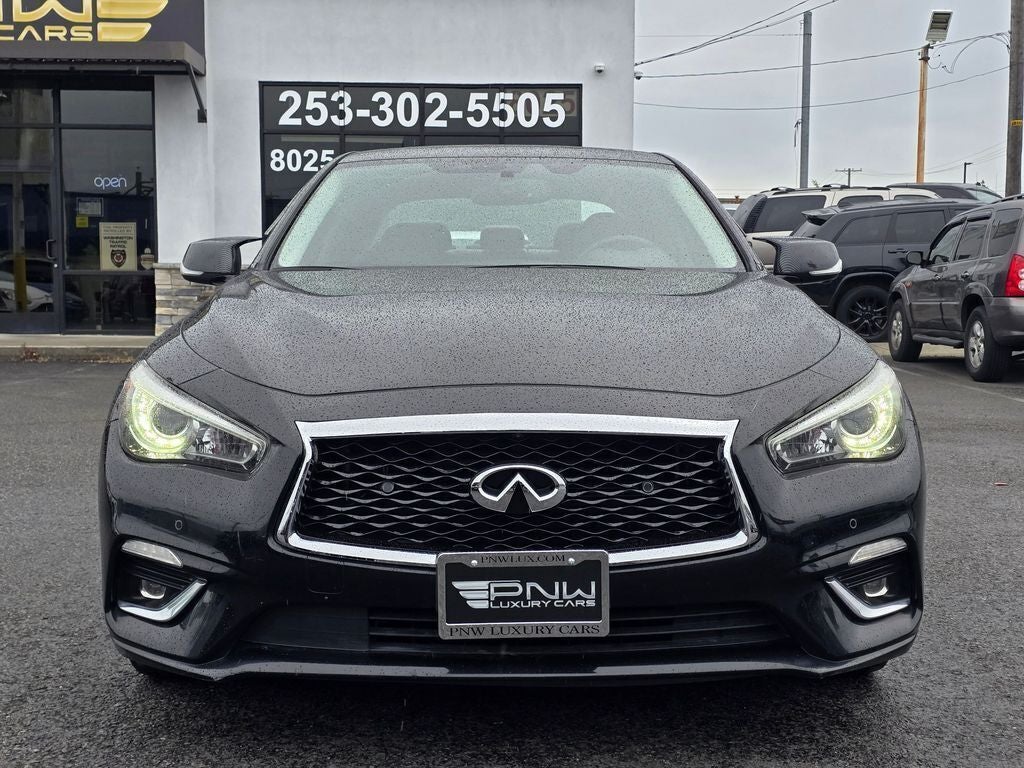 2022 INFINITI Q50 — rear three-quarter view