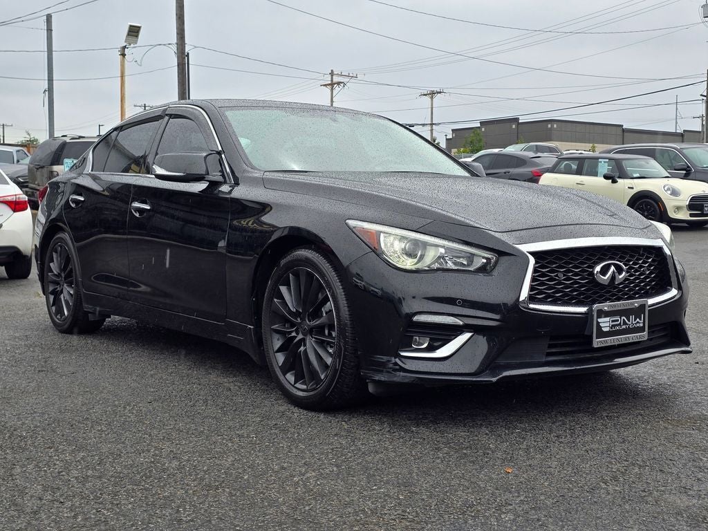 2022 INFINITI Q50 — interior view