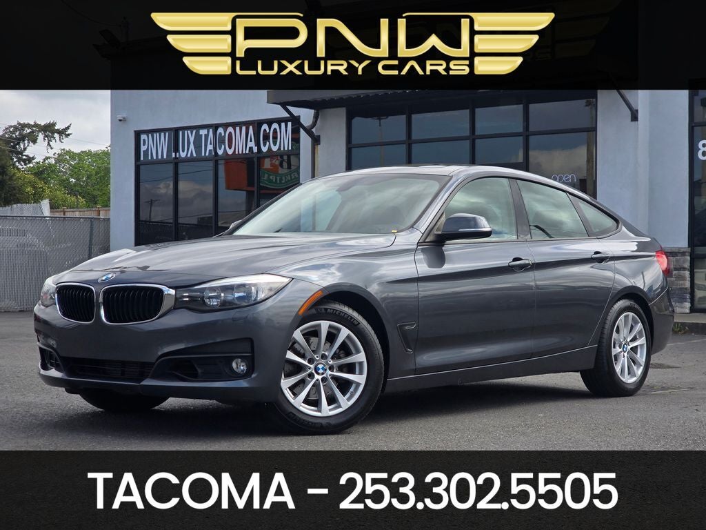 2014 BMW 3 Series 328i xDrive Gran Turismo in Mineral Gray Metallic — front three-quarter view